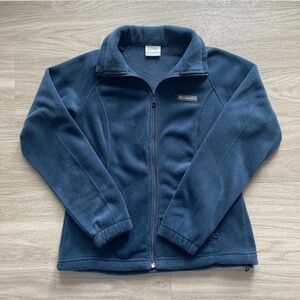 Columbia navy zip jacket